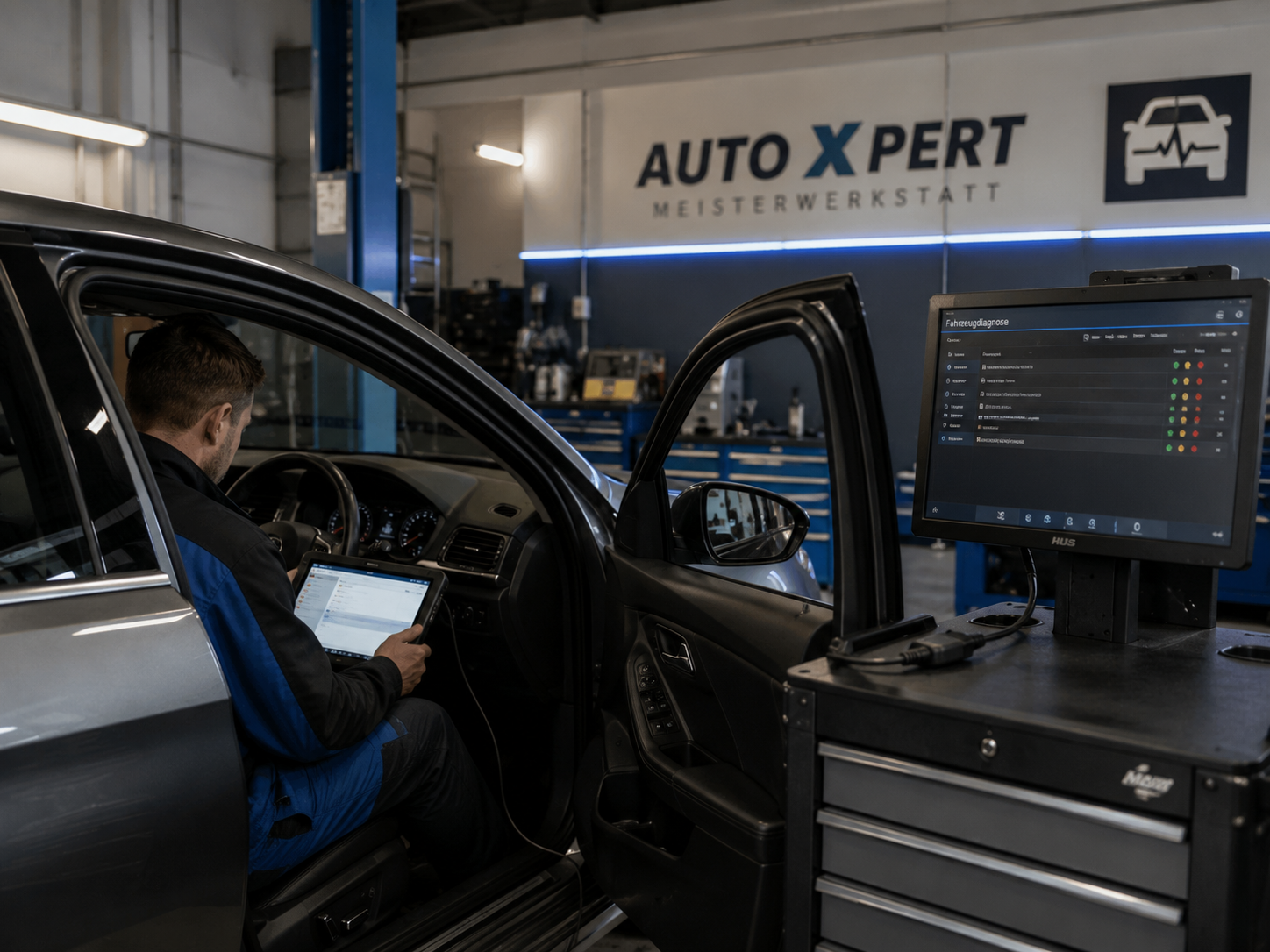 Fahrzeugdiagnose bei AutoXpert Bergheim
